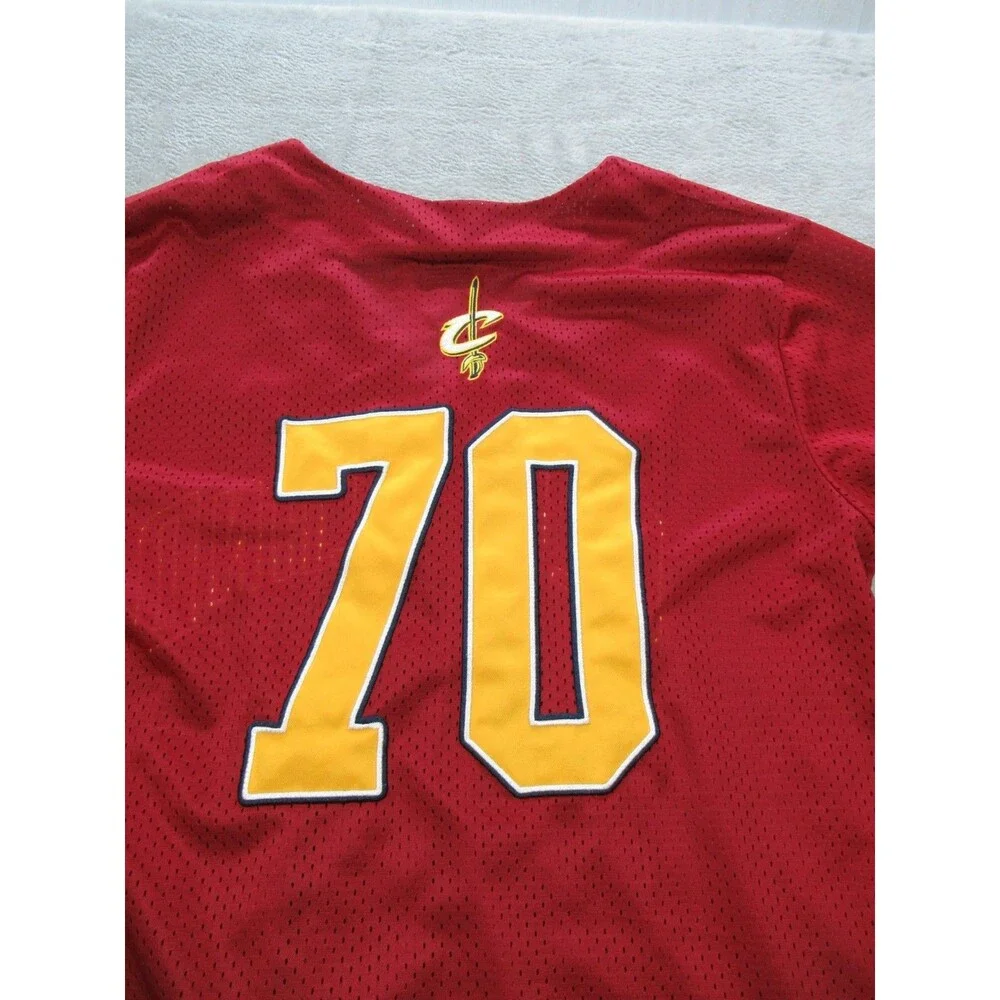 Cleveland Cavaliers Sz. Small Cavs #70 Dark Red Mesh Baseball Jersey ButtonFront